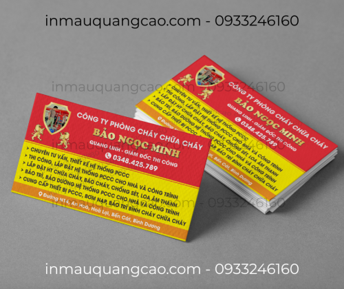 MẪU CARD VISIT PCCC