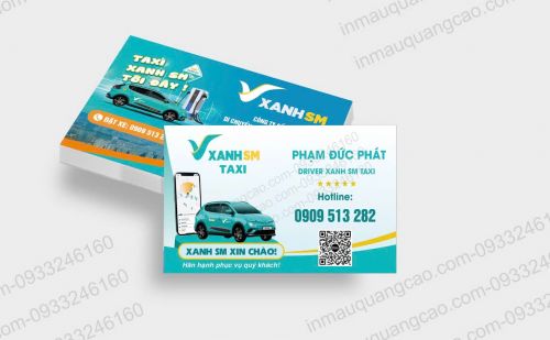 MẪU CARD VISIT TAXI XANH SM