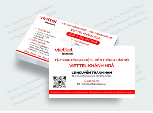 MẪU CARD VISIT VIETTEL TELECOM 