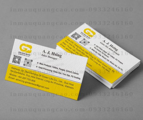 MẪU CARD VISIT MÃ QR