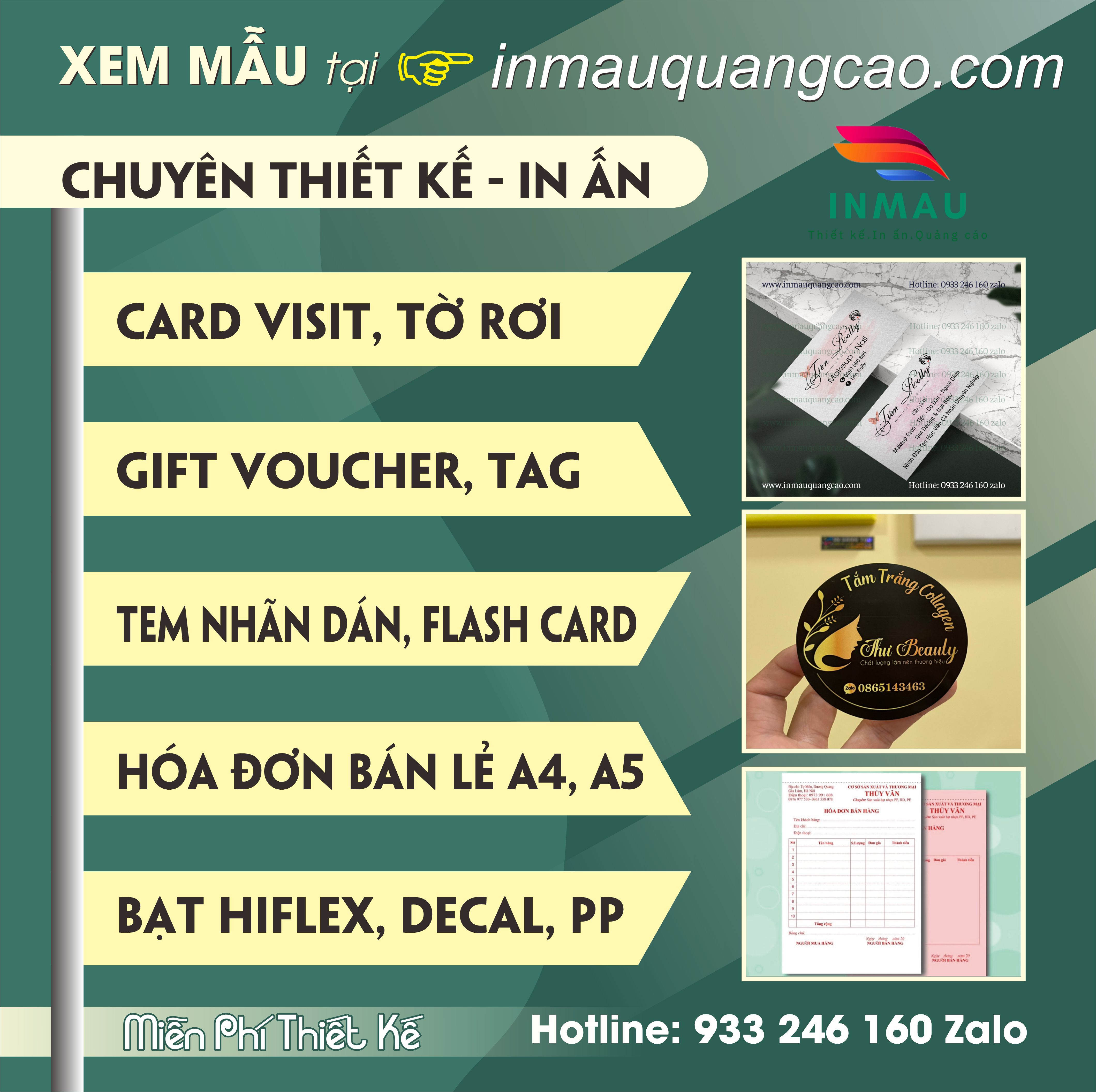 in card visit danh thiếp giá rẻ tại Thuận An Bình Dương