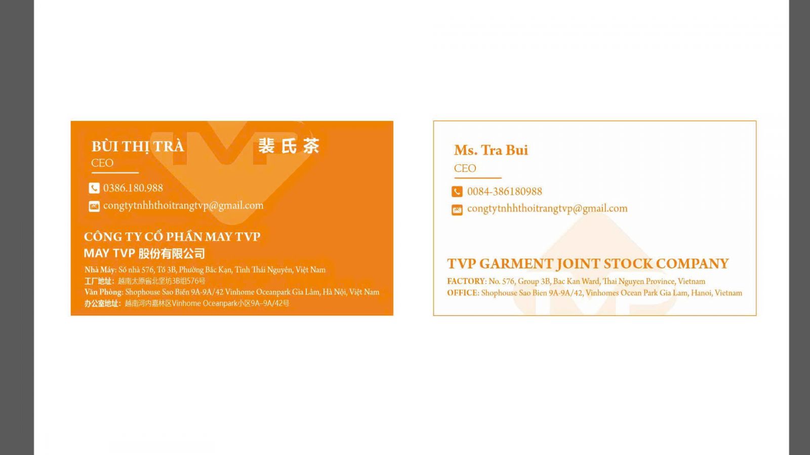 Mẫu name card cty may tại HÀ Nội - in name card giá rẻ Hà Nội