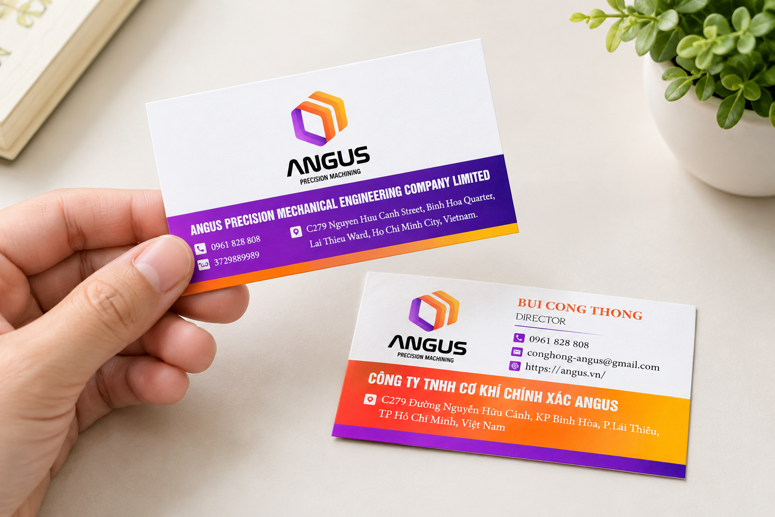 Mẫu card visit công ty đẹp - in card visit Lái Thiêu Bình Dương
