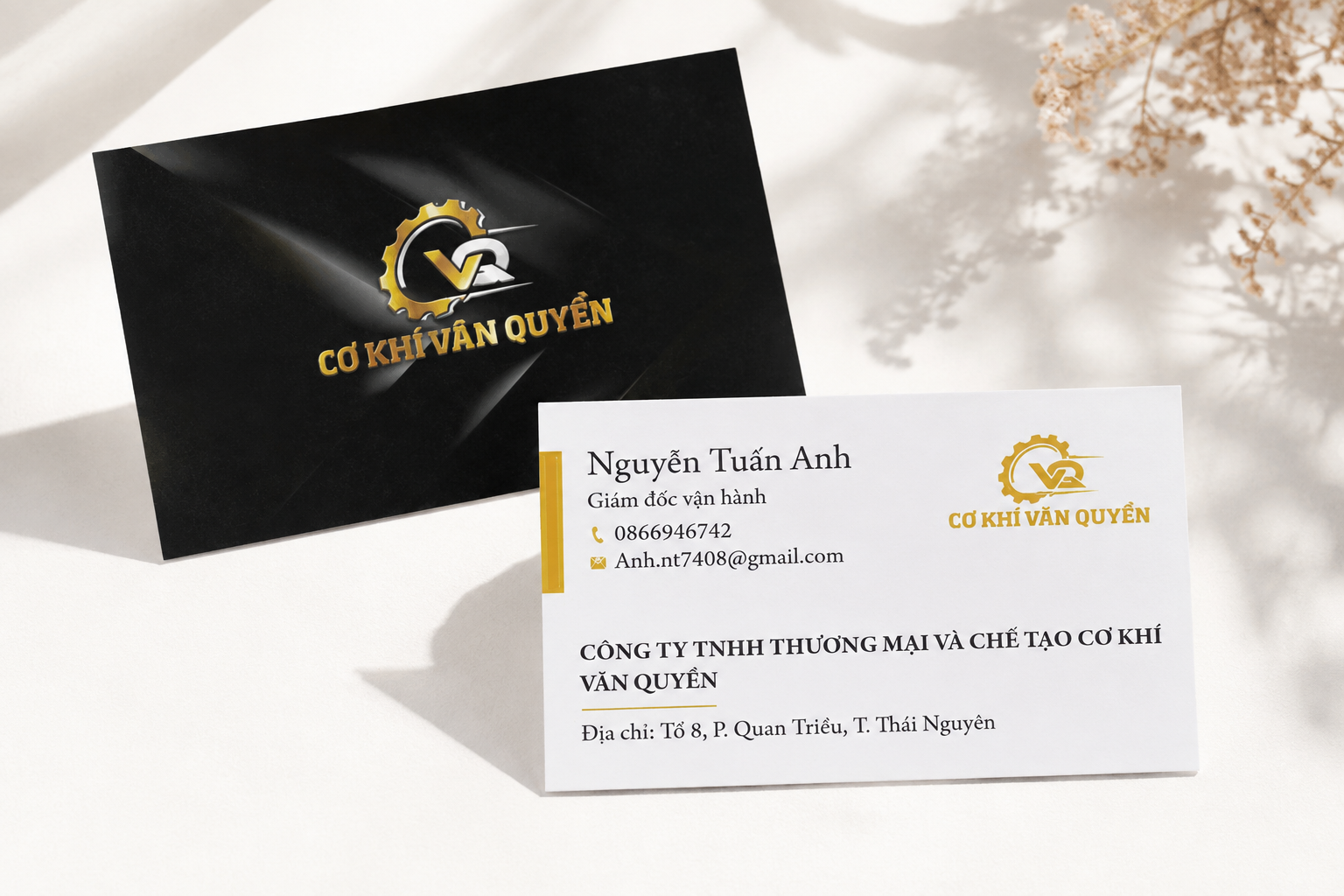 Mẫu card visit cty Cơ khí đẹp - in card visit Bình Dương TPHCM Mẫu card visit cty Cơ khí đẹp - in card visit Bình Dương TPHCM