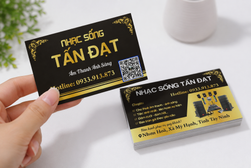 MẪU CARD VISIT NHẠC SỐNG - IN DANH THIẾP BÌNH DƯƠNG TPHCM