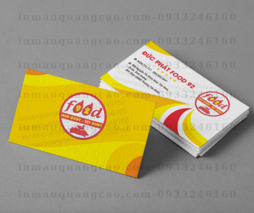 MẪU CARD VISIT ĐỨC PHÁT FOOD