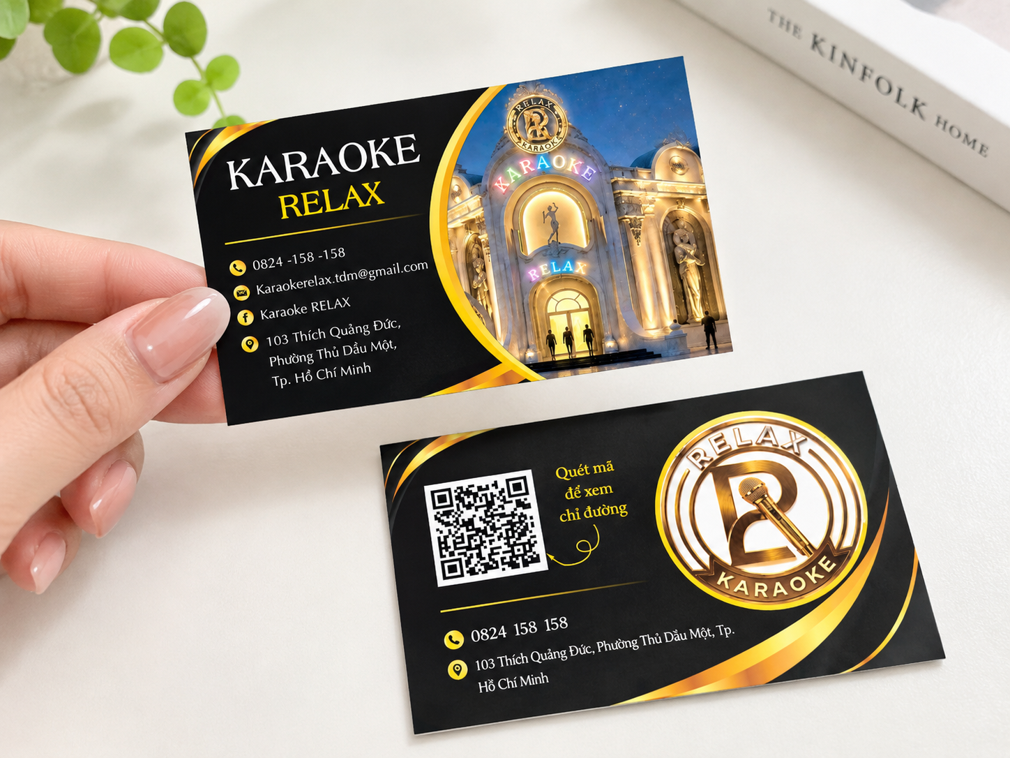 Mẫu card visit karaoke đẹp - in card visit Bình Dương TPHCM