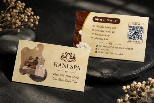 MẪU CARD VISIT SPA ĐẸP
