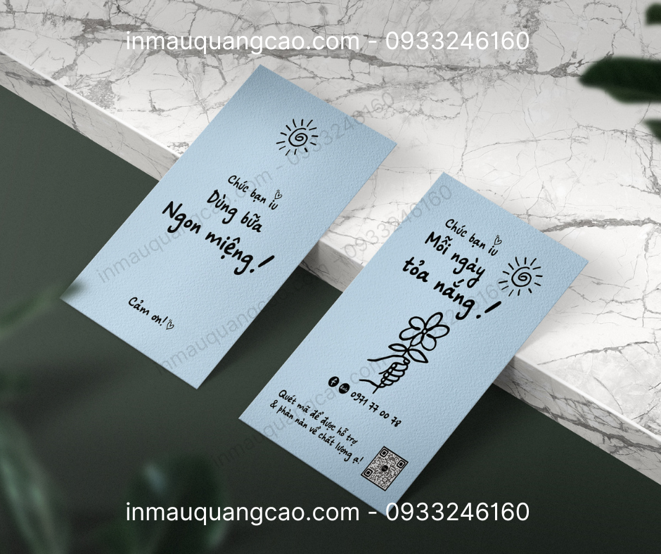 in card visit giá rẻ phường Chánh Hiệp Bình Dương, mẫu thẻ cảm ơn đẹp