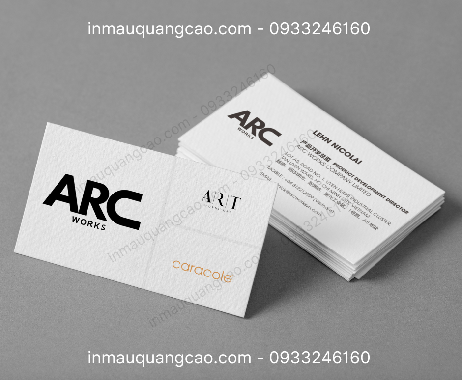 Mẫu card visit cty đẹp - in card visit Bình Dương TPHCM