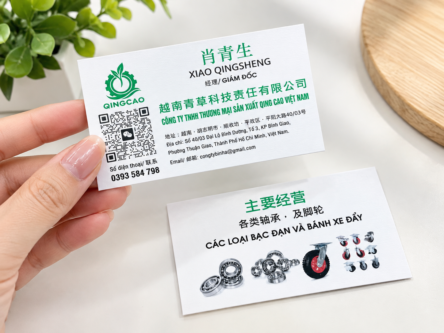 Mẫu card visit tiếng trung đẹp - in card visit tại Thuận Giao TPHCM Bình Dương