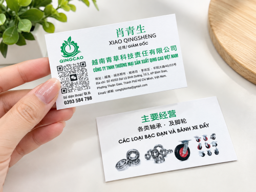 MẪU CARD VISIT TIẾNG TRUNG TẠI THUẬN GIAO TPHCM