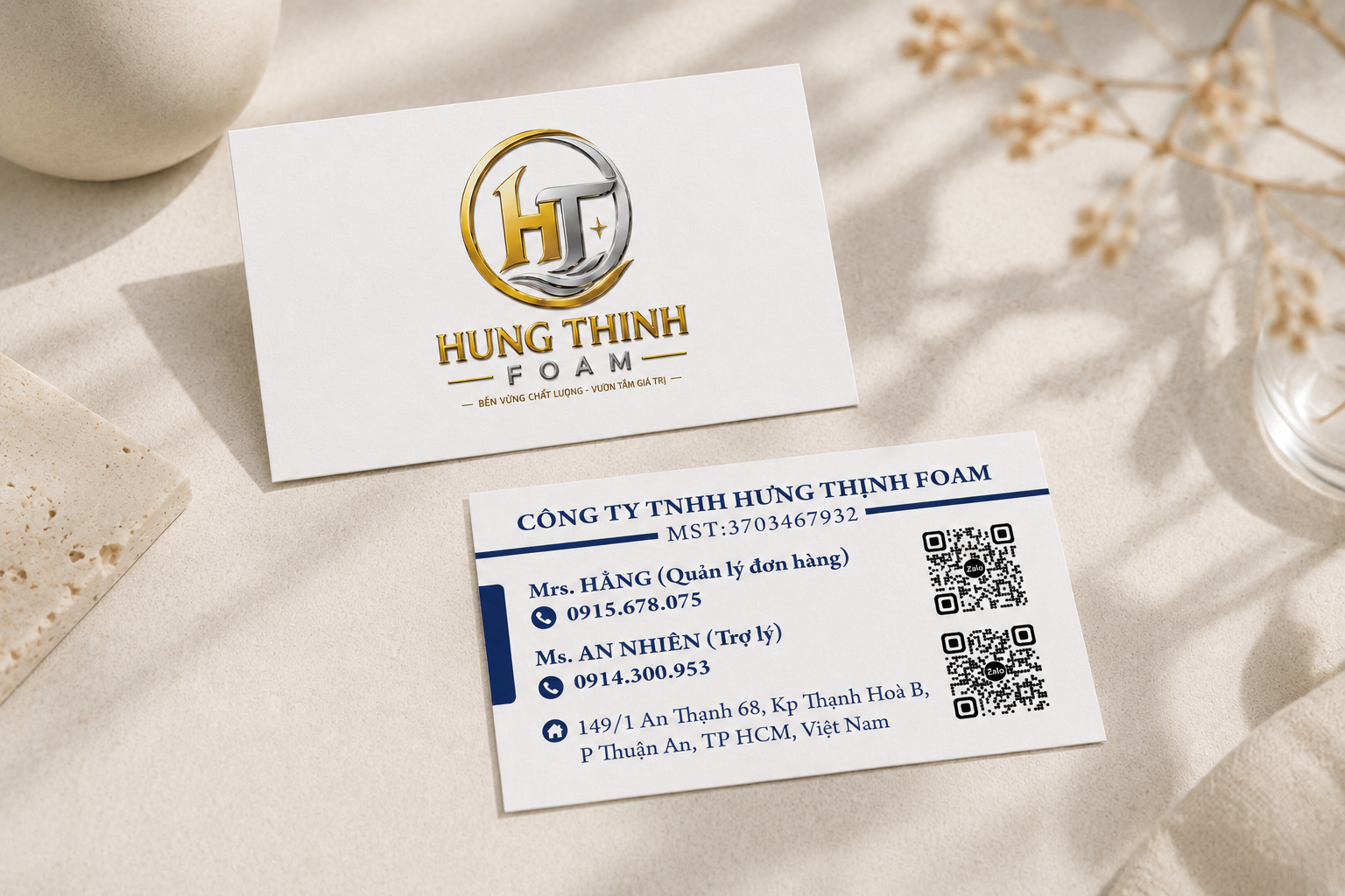 Mẫu name card cty đẹp - in name card giá rẻ Bình Dương