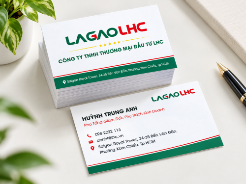 MẪU CARD VISIT CTY LHC - IN DANH THIẾP HCM