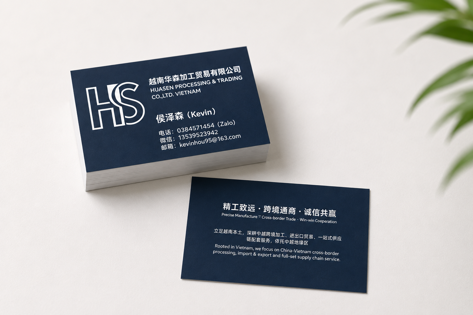 Mẫu name card Tiếng Trung đẹp - in card visit Bình Dương