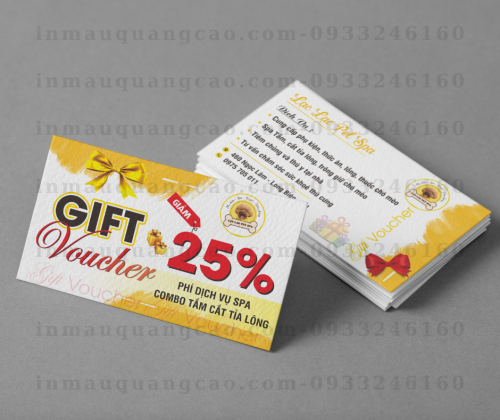 MẪU CARD VOUCHER GIẢM GIÁ